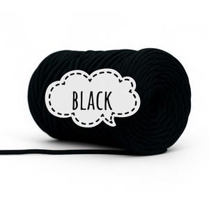 5 mm Polyester Cord – Premium Flat Crochet Yarn for Bags, crochet projects  & Macramé