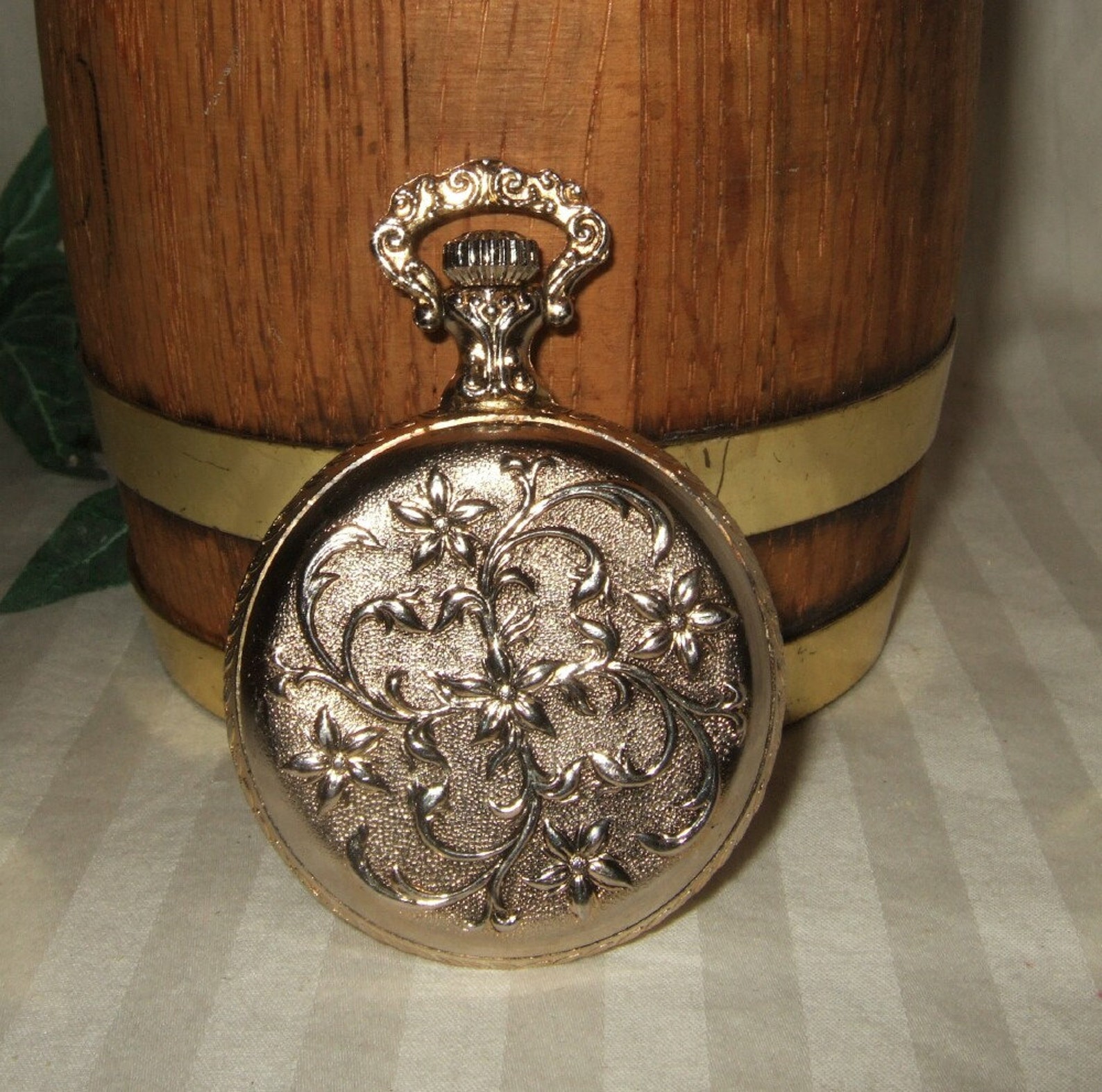Vintage pocket watch Westclox pocket watch wind up silvertone Etsy