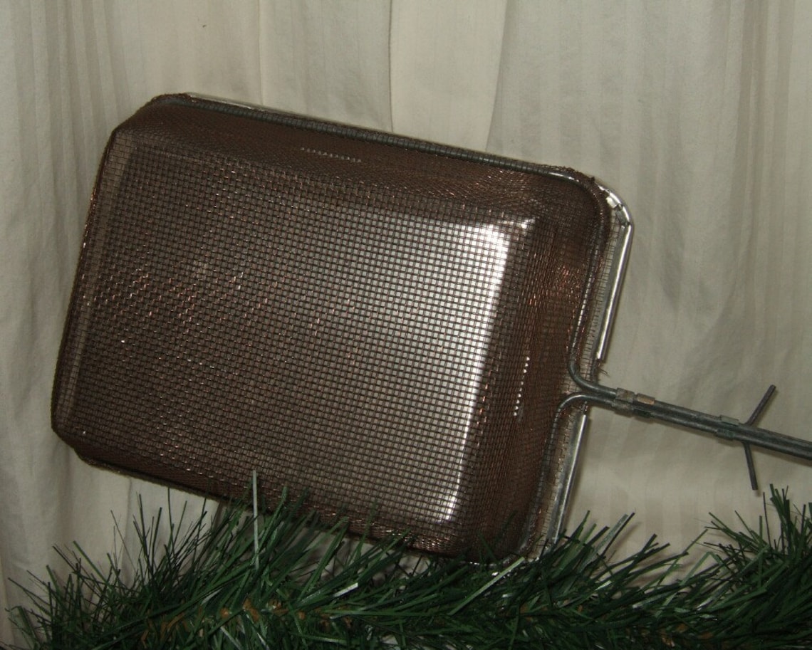 Vintage popcorn popper wire basket popcorn popper camping Etsy