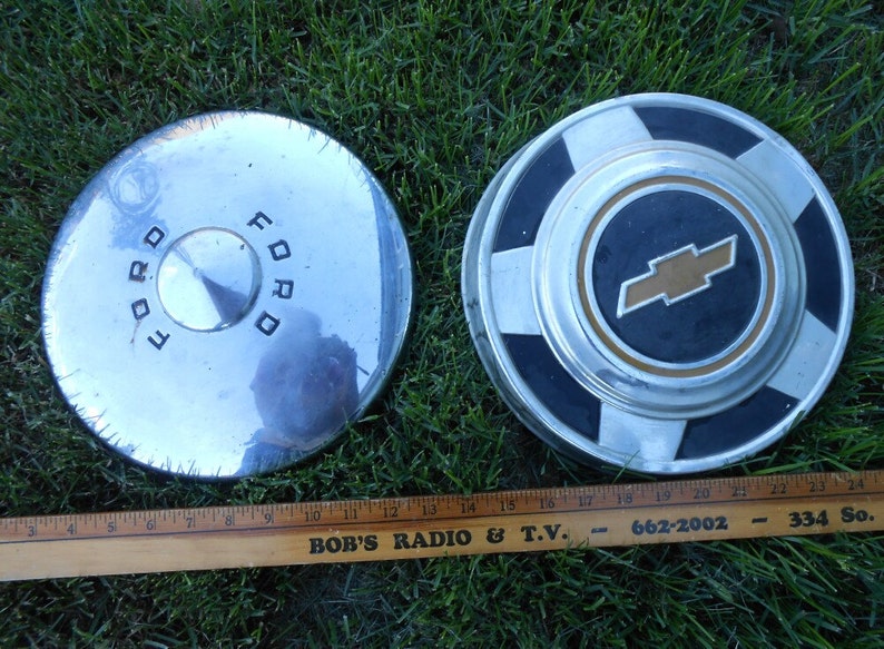 Vintage Chevy hub cap baby moon hub cap vintage Ford hub cap Etsy