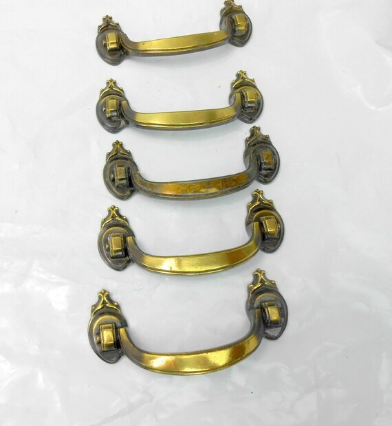 Vintage Cabinet Pulls Architectural Salvage 5 Drawer Pulls Etsy image 0 - Vintage Cabinet Pulls Architectural Salvage 5 Drawer Pulls Etsy