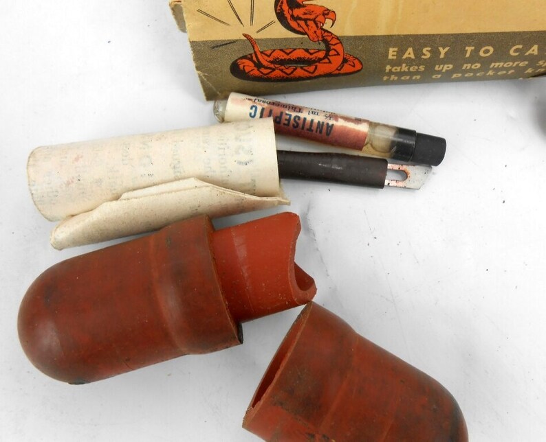 Vintage snakebite kit Cutter mini travel snake bite kit Etsy