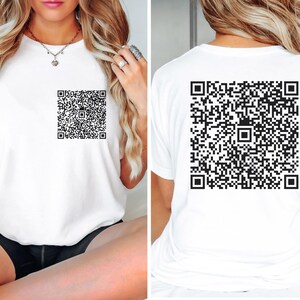 F*ck Trump QR-kodskjorta, subtil anti-Trump-skjorta, FDT-t-shirt, Trump suger-skjorta, antifascistskjorta, dold meddelandeskjorta, roliga skämtgåvor