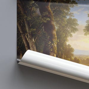 The Beeches Asher Brown Durand 1845, Hudson River School Landscape Print, Vintage Forest Poster