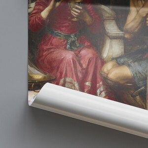 Jason and Medea Waterhouse Poster, Pre-Raphaelite Greek Mythology Wall Art