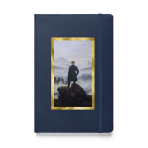 Wanderer Above the Sea of Fog Journal | Caspar David Friedrich Art | Dark Academia Hardcover | Gift for Readers and Writers