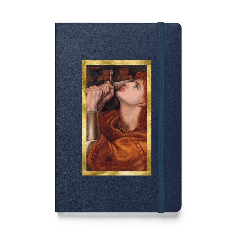 Joan of Arc Journal | Pre-Raphaelite Art Hardcover | Gift for Writers | Dark Academia Notebook | Gift for Her