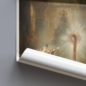 Gustave Moreau The Apparition Art Print, Salome Vision of John the Baptist, Symbolist Gothic