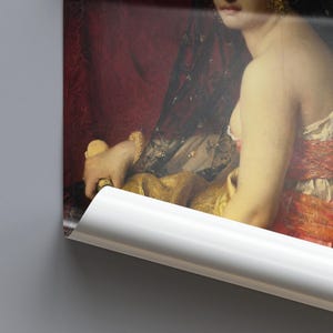 Judith Gabriel Ferrier 1875, Biblical Heroine Portrait, Vintage Oil Painting Art Print, Wall Poster