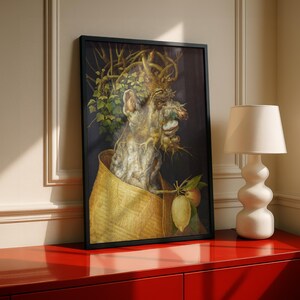Winter by Giuseppe Arcimboldo 1563, Renaissance Mannerist Portrait Art Print, Gnarled Tree Trunk