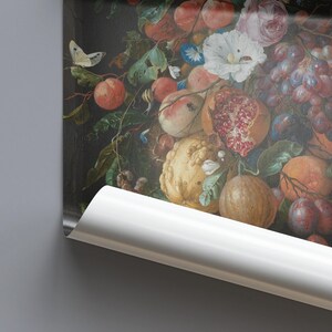 Festoon of Fruit and Flowers by Jan Davidsz de Heem