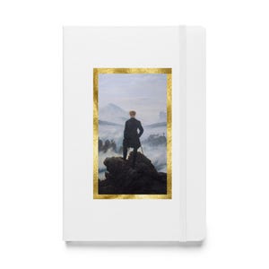 Wanderer Above the Sea of Fog Journal | Caspar David Friedrich Art | Dark Academia Hardcover | Gift for Readers and Writers
