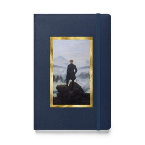 Wanderer Above the Sea of Fog Journal | Caspar David Friedrich Art | Dark Academia Hardcover | Gift for Readers and Writers