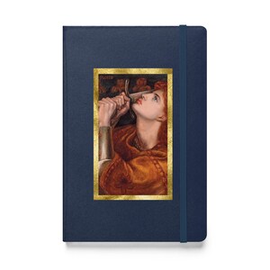 Joan of Arc Journal | Pre-Raphaelite Art Hardcover | Gift for Writers | Dark Academia Notebook | Gift for Her