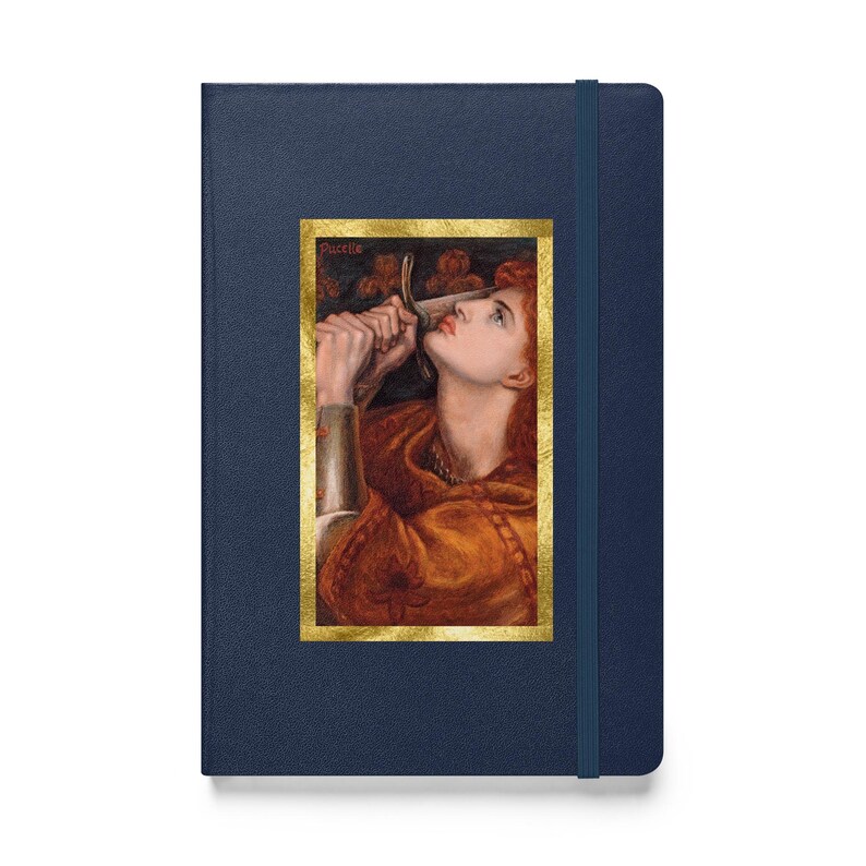 Joan of Arc Journal | Pre-Raphaelite Art Hardcover | Gift for Writers | Dark Academia Notebook | Gift for Her