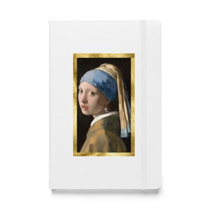 Girl with a Pearl Earring Journal | Vermeer Art Notebook | Dark Academia Hardcover | Museum Gift | Gift for Readers and Writers
