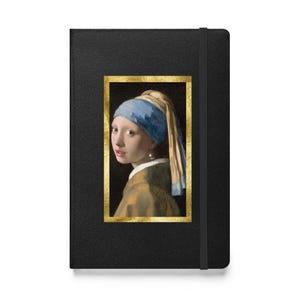 Girl with a Pearl Earring Journal | Vermeer Art Notebook | Dark Academia Hardcover | Museum Gift | Gift for Readers and Writers