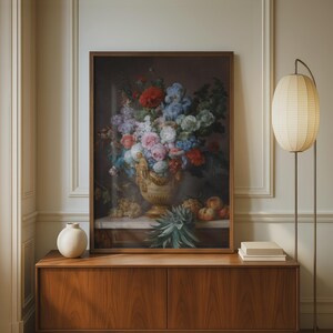 Anne Vallayer-Coster Still Life Flowers Poster, Classical Floral Wall Art