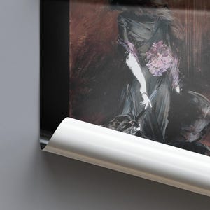 Marchesa Luisa Casati Boldini Portrait, Woman with Greyhound Dog, Vintage Belle Epoque Wall Art
