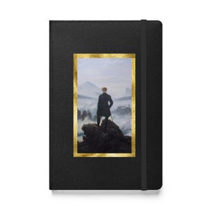 Wanderer Above the Sea of Fog Journal | Caspar David Friedrich Art | Dark Academia Hardcover | Gift for Readers and Writers