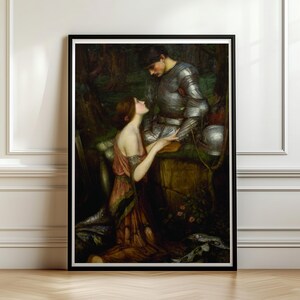 Lamia Print, John William Waterhouse 1905 Pre Raphaelite Wall Art, Keats Knight Painting Poster