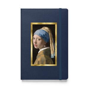 Girl with a Pearl Earring Journal | Vermeer Art Notebook | Dark Academia Hardcover | Museum Gift | Gift for Readers and Writers