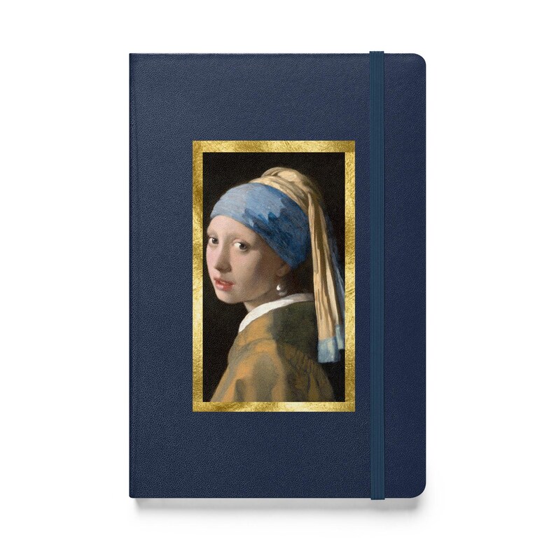 Girl with a Pearl Earring Journal | Vermeer Art Notebook | Dark Academia Hardcover | Museum Gift | Gift for Readers and Writers