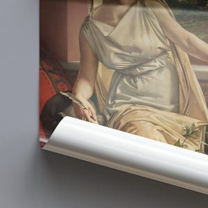 Hypatia by Julius Kronberg 1889, Neoclassical Portrait Art Print, Ancient Greek Philosopher Poster