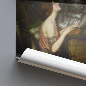 Lamia Print, John William Waterhouse 1905 Pre Raphaelite Wall Art, Keats Knight Painting Poster