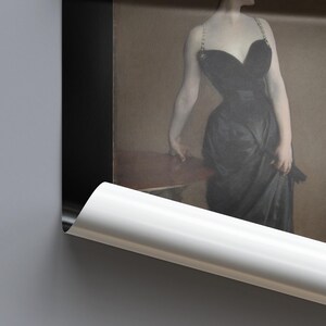 Madame X Portrait Print, John Singer Sargent, Black Dress Woman Painting, Vintage Wall Art Poster