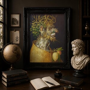 Winter by Giuseppe Arcimboldo 1563, Renaissance Mannerist Portrait Art Print, Gnarled Tree Trunk