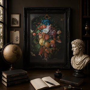Festoon of Fruit and Flowers by Jan Davidsz de Heem