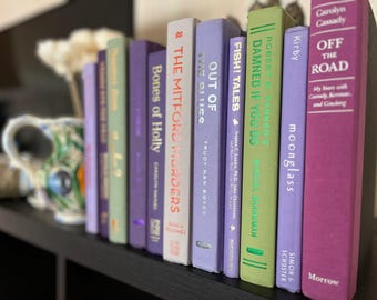 Hidden Book Storage Box: Lavender Field colors, Hide Router, CPAP, Valuables, Cords, Wires and Clutter,  Custom Made