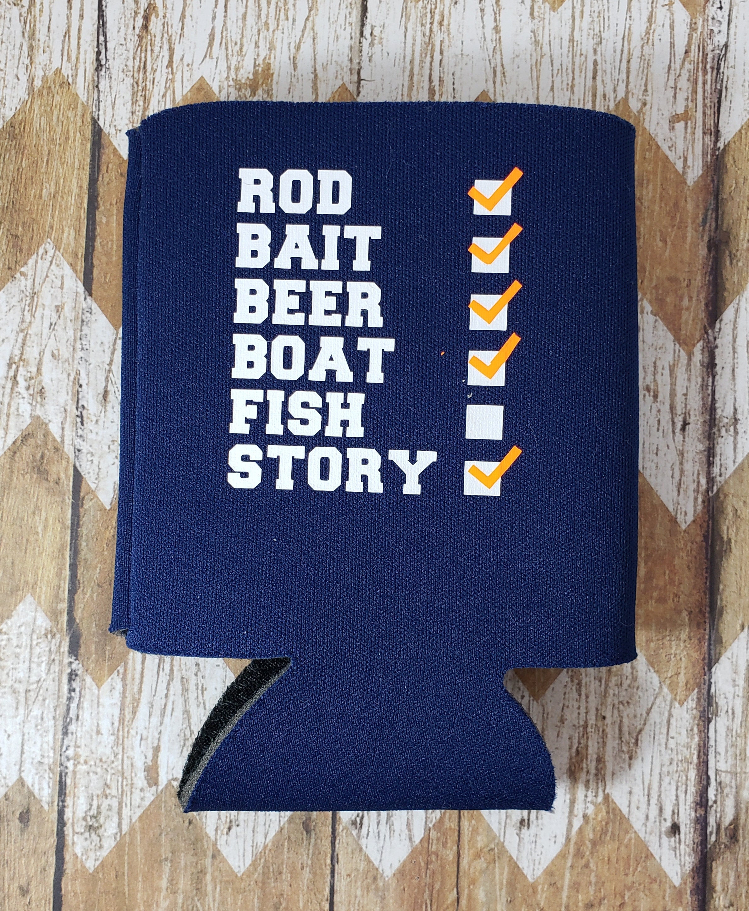 Fishing Can Cooler Personalized Koozies Etsy
