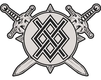 Gungnir Norse Mythology Patch Embroidered Back Patch 30x21cm-12x9"