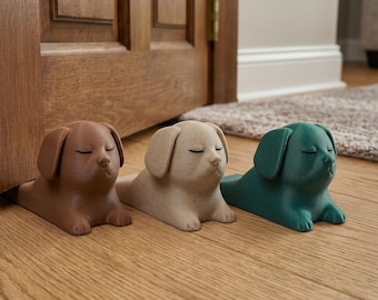 Dog Door Stopper Set of 3, Organic PLA Door Wedge Home Decor