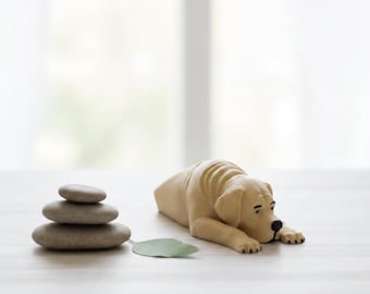 Minimalist Dog Door Stopper, Playful Pet Decor, Organic PLA Home Decor