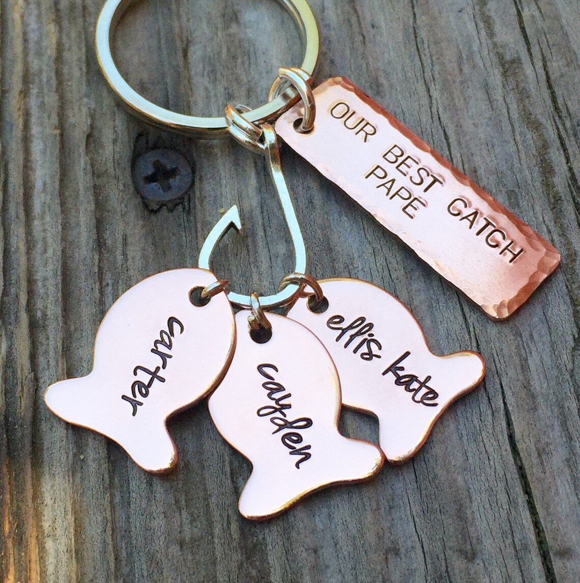 Fishing Keychain Boyfriend Gift Father Gift Fishing Gifts Etsy