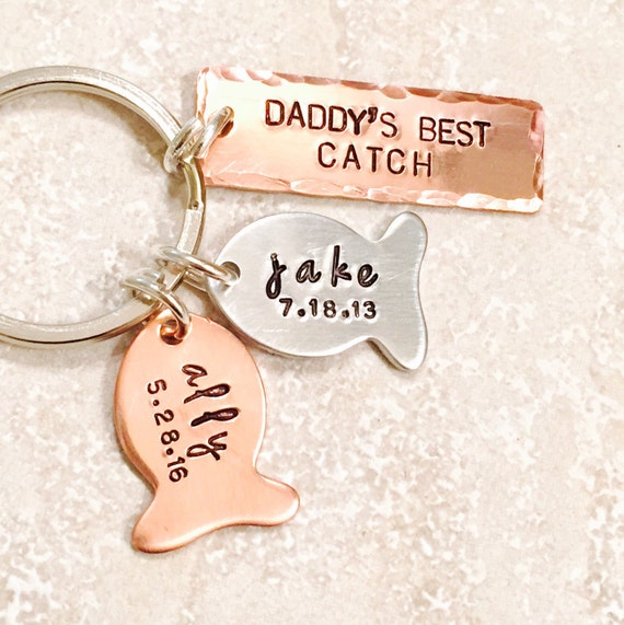 Gifts for Dad Personalized Gifts for Him Hooked on Dad fishing