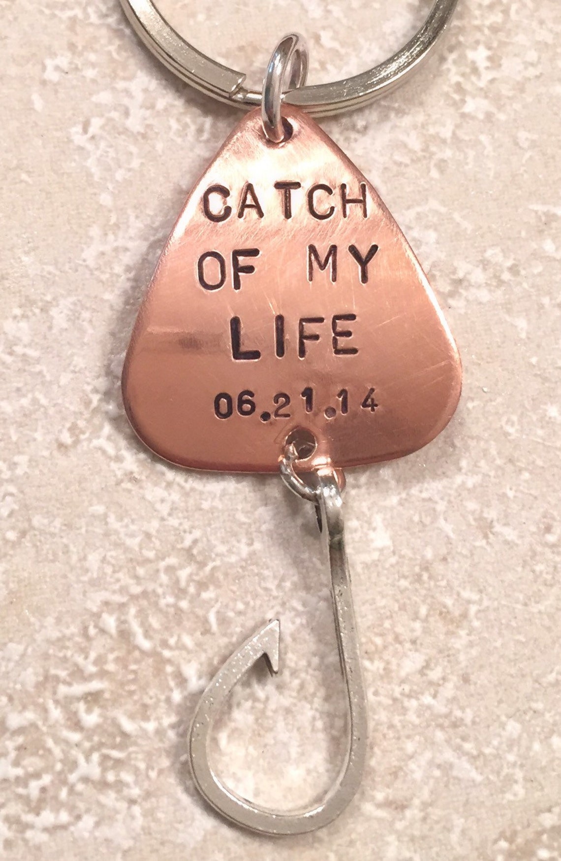 Fishing Lure Keychain for Him Boyfriend Gift Personalized Etsy