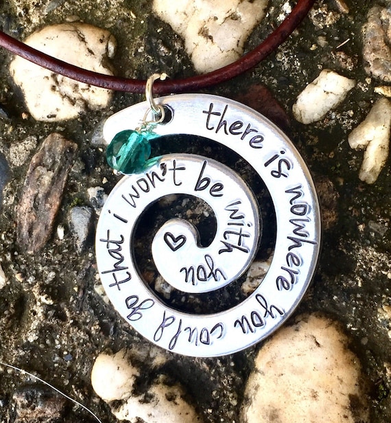 Moana Necklace Moana Birthday Gifts Birthday Gifts for Her There is Nowhere You Could Go That I Won t Be With You Natashaaloha Grad Etsy New Zealand