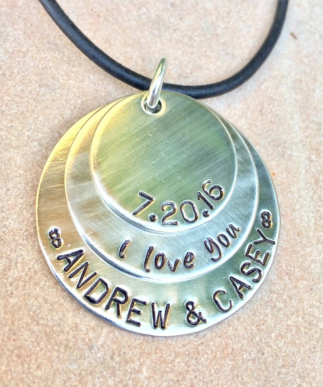 Men's Necklace Valentines for Him Boyfriend Necklace Etsy