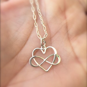 Mom Necklace, Heart Infinity Necklace, Best Friend Necklace, Sister Necklace, Bridesmaid Necklace, natashaaloha