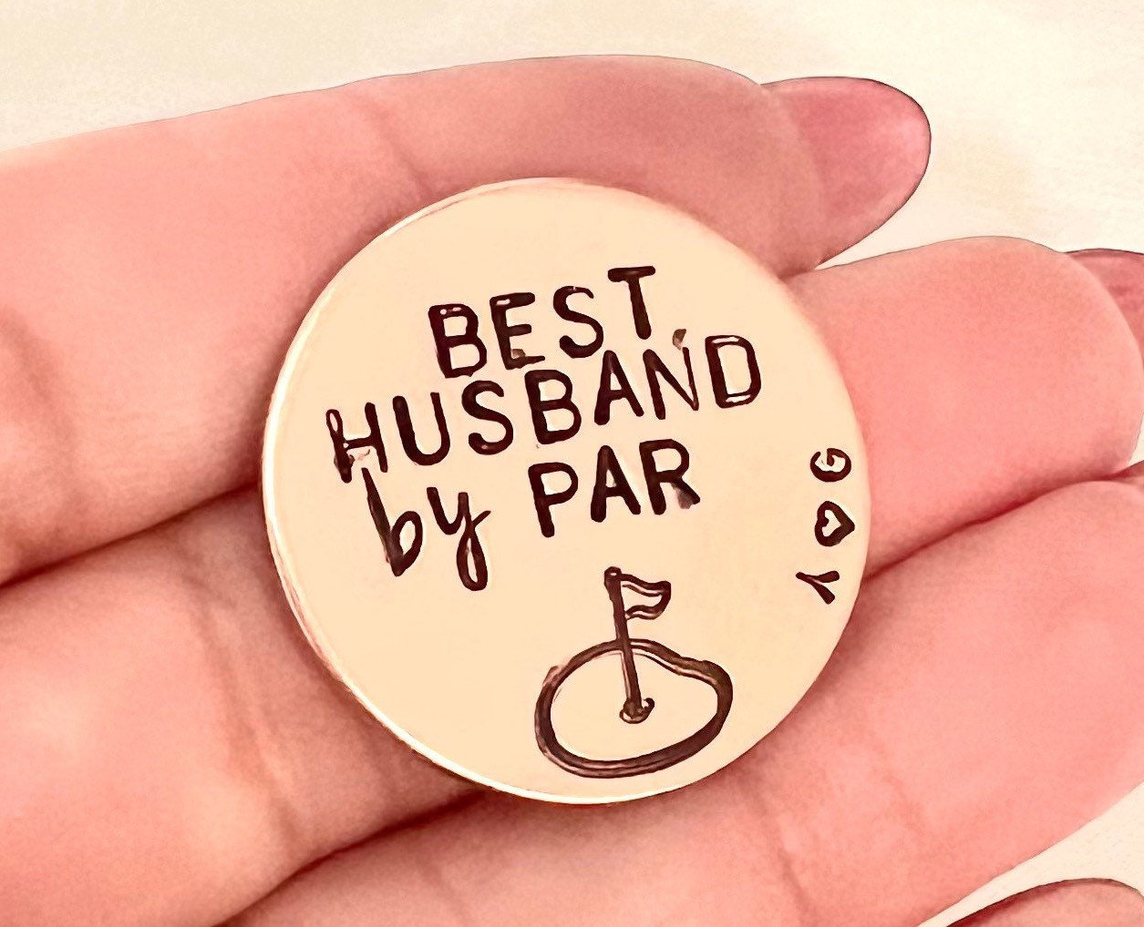 Best Husband By Par, Personalized Christmas Gifts Golf, Personalized Golf Markers, Gifts for Dad, Kick Putt,get in the hole, natashaaloha