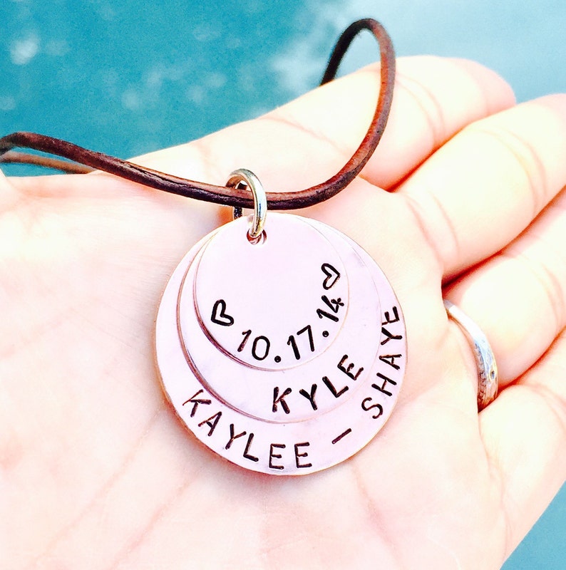 Men's Necklace Boyfriend Necklace Husband Necklace Etsy