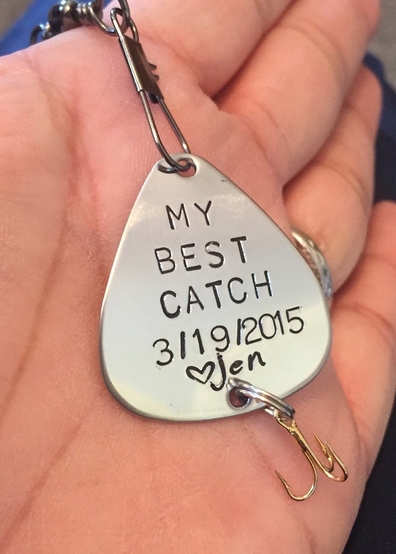 My Best Catch Gifts for Him Fishing Lureboyfriend Gift Etsy