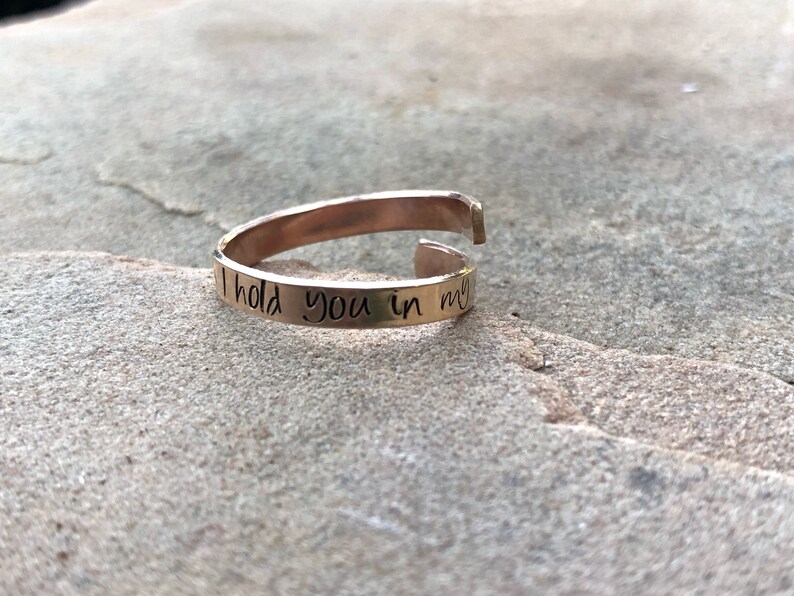 Birthday Gifts For Her, Personalized Rings,Hand Stamped Ring, Initial Ring, Name Ring,Personalized Ring, Thumb Ring, Sterling Ring image 9