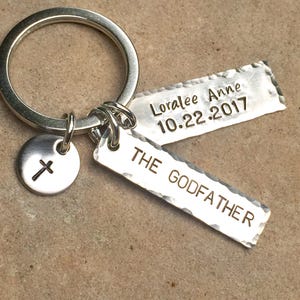 The Godfather Keychain, Gifts For Godfather, Godfather Gifts, Baptism Gifts, Natashaaloha