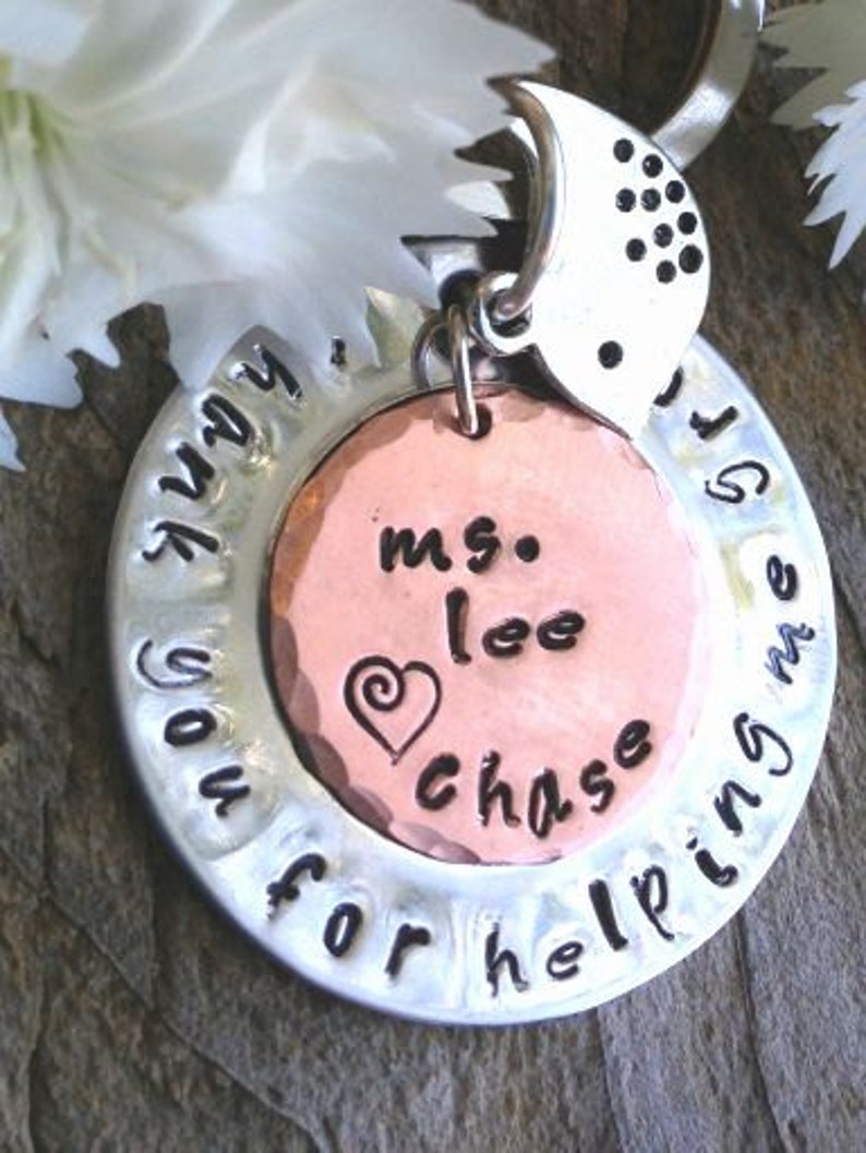 thank you for helping me grow Teacher Gift teacher appreciation teacher gift teacher thank you gift teacher key chain