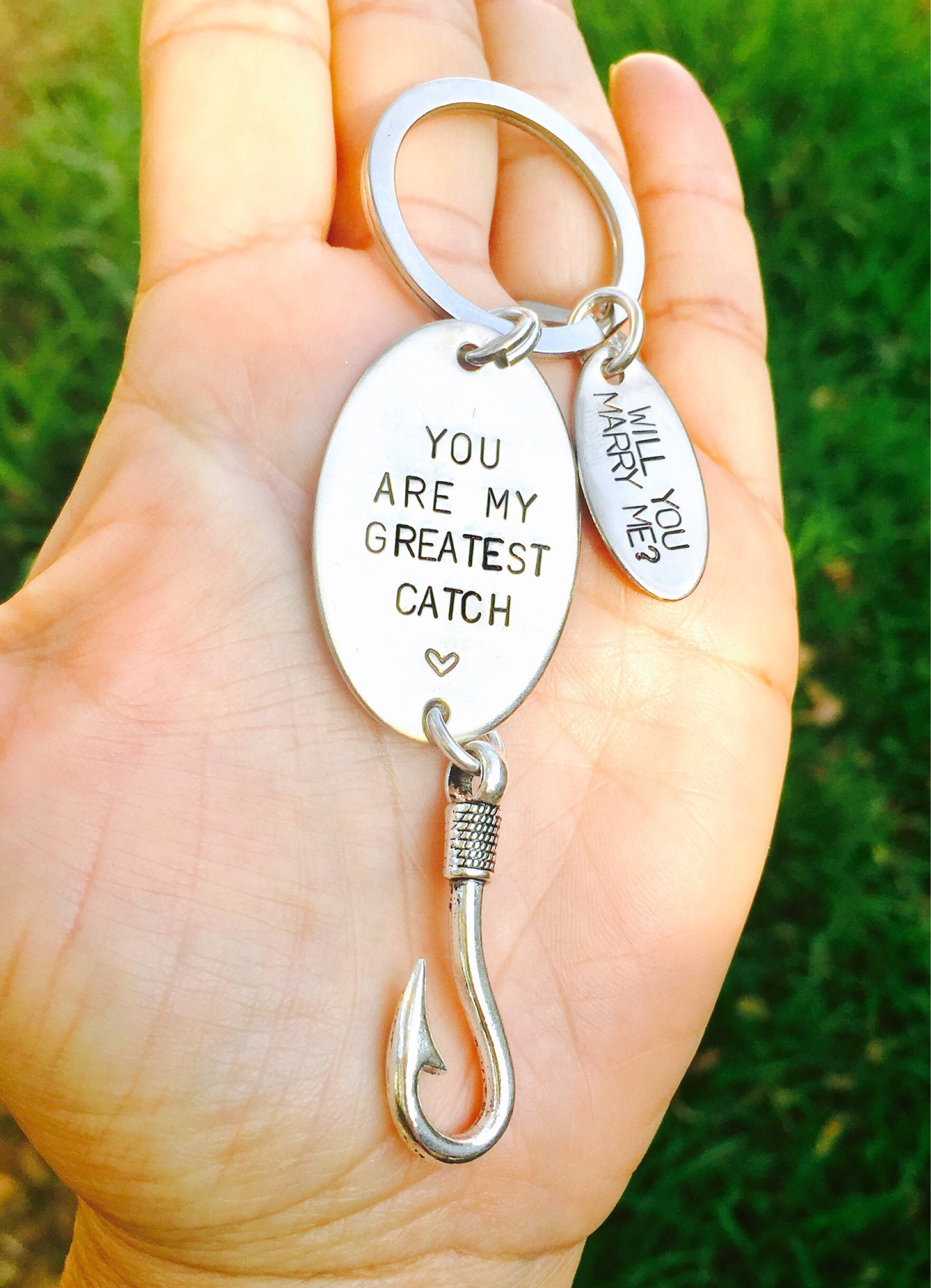 You Are My Greatest Catch Will You Marry Me Custom Keychains Etsy You Are My Greatest Catch Will You Marry Me Custom Keychains Etsy
